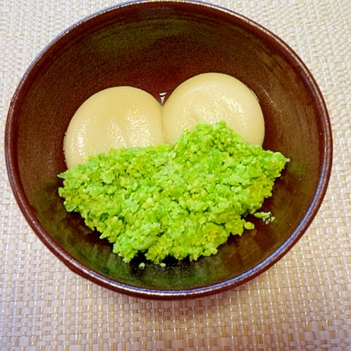 火を使わずに冷凍枝豆で簡単ずんだ餅 レシピ 作り方 By シナモンカール 楽天レシピ